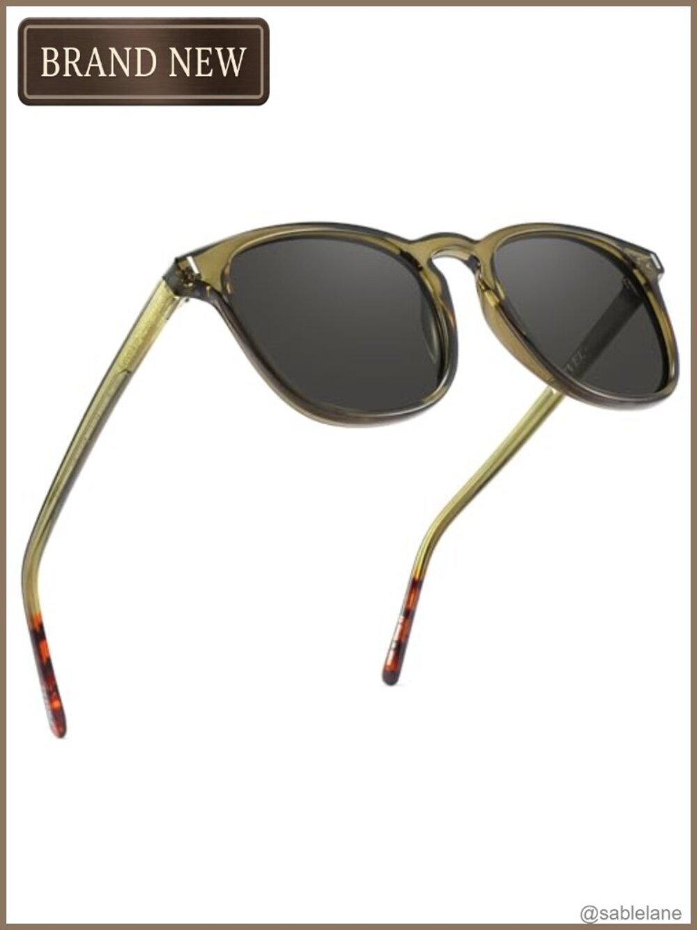 XXL Polarized Sunglasses for Men Big Wide Head TR90 Frame